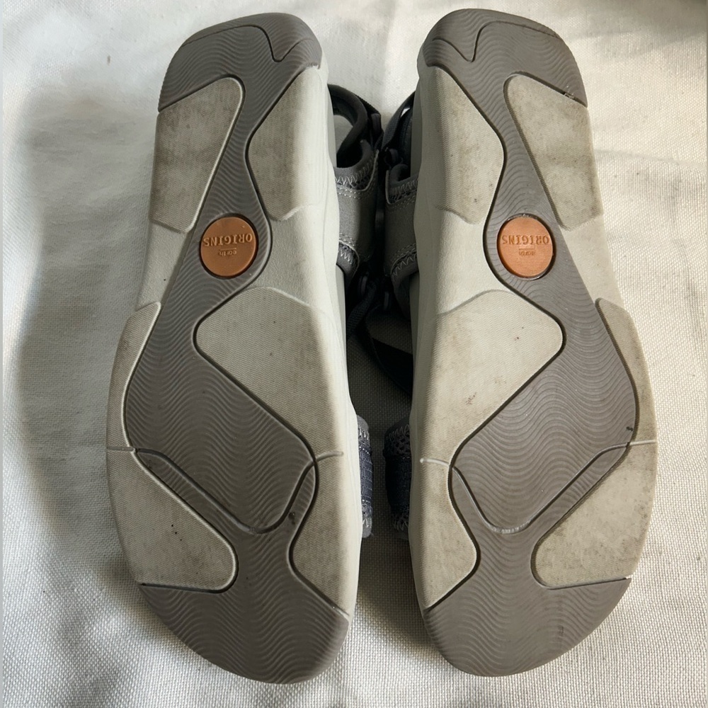 Earth Origins Sandals; Round Toe; Casual; Lightweight; Flat; Women’s Size 9-Gray - Picture 5 of 7